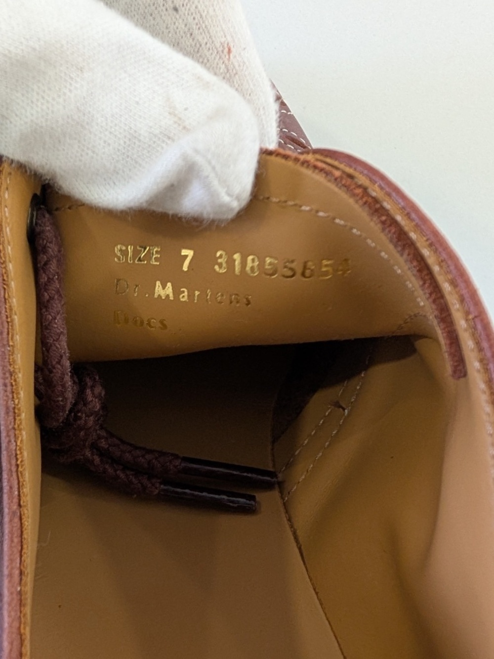 Dr. Martens 1461 Made in England Desert Oasis Suede Oxford Cutout Brown UK 7 - Picture 6 of 15